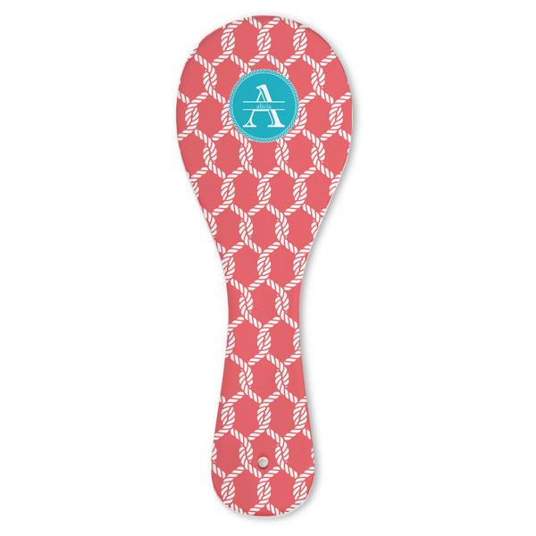 Custom Linked Rope Ceramic Spoon Rest (Personalized)