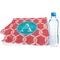 Linked Rope Sports Towel Folded with Water Bottle