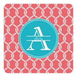 Linked Rope Square Decal - Medium (Personalized)