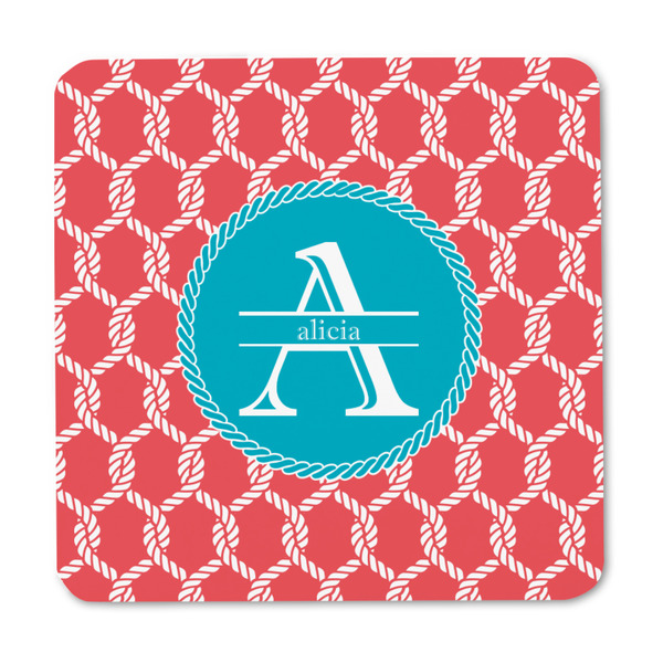 Linked Rope Square Fridge Magnet - FRONT