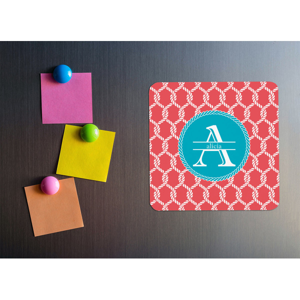 Linked Rope Square Fridge Magnet - LIFESTYLE