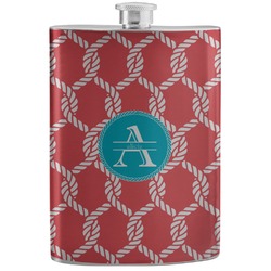 Linked Rope Stainless Steel Flask (Personalized)