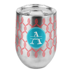 Linked Rope Stemless Wine Tumbler - Full Print (Personalized)
