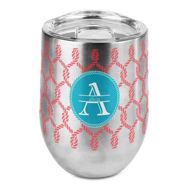 Custom Linked Rope Stemless Wine Tumbler - Full Print (Personalized)