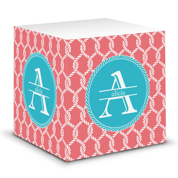 Custom Linked Rope Sticky Note Cube (Personalized)