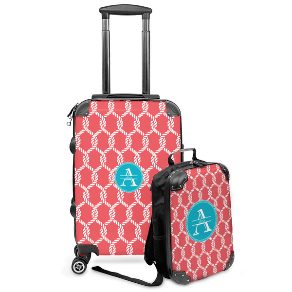 Custom Linked Rope Kids 2-Piece Luggage Set - Suitcase & Backpack (Personalized)