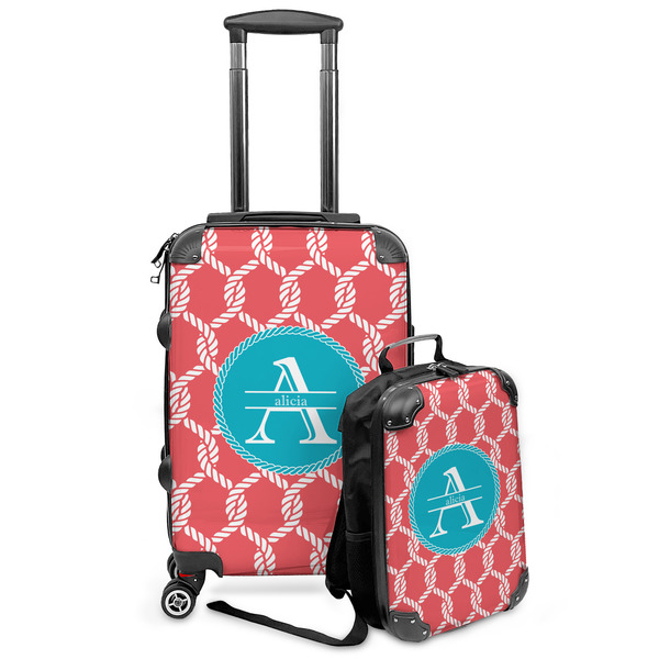 Custom Linked Rope Kids 2-Piece Luggage Set - Suitcase & Backpack (Personalized)