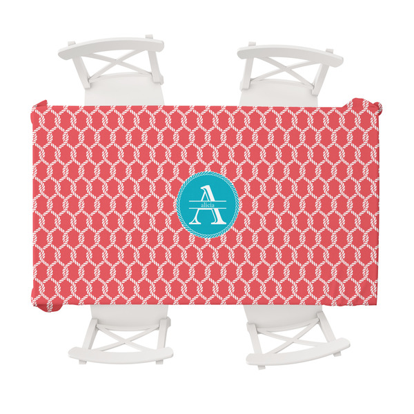 Custom Linked Rope Tablecloth - 58"x102" (Personalized)