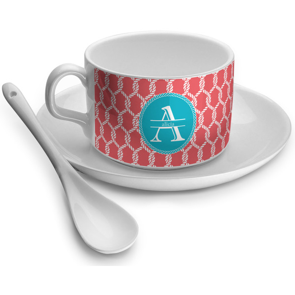 Custom Linked Rope Tea Cup (Personalized)