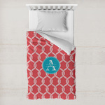 Linked Rope Toddler Duvet Cover w/ Name and Initial