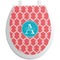Linked Rope Toilet Seat Decal - Round (Personalized)