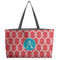 Linked Rope Tote w/Black Handles - Front View