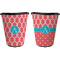 Linked Rope Trash Can Black - Front and Back - Apvl