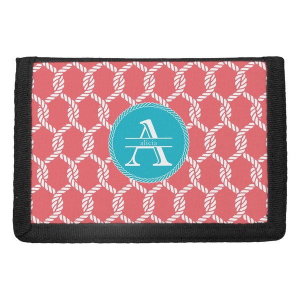 Custom Linked Rope Trifold Wallet (Personalized)