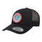 Linked Rope Trucker Hat - Black (Personalized)