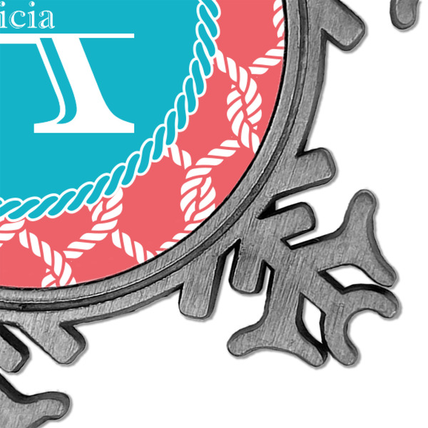 Linked Rope Vintage Snowflake - Detail