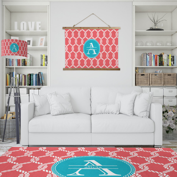 Linked Rope Wall Hanging Tapestry - IN CONTEXT