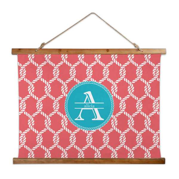 Custom Linked Rope Wall Hanging Tapestry - Wide (Personalized)