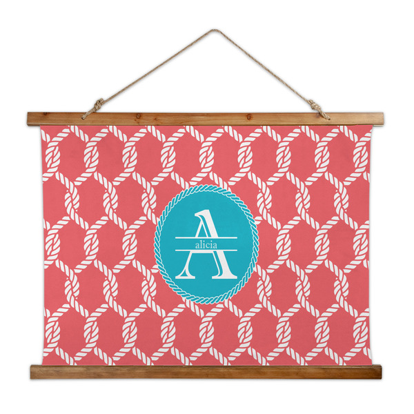 Custom Linked Rope Wall Hanging Tapestry - Wide (Personalized)