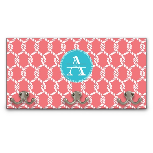 Custom Linked Rope Wall Mounted Coat Rack (Personalized)