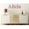 Linked Rope Wall Name Decal On Wooden Desk