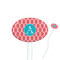 Linked Rope Oval Plastic Stir Sticks (Personalized)