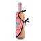 Linked Rope Wine Bottle Apron - DETAIL WITH CLIP ON NECK