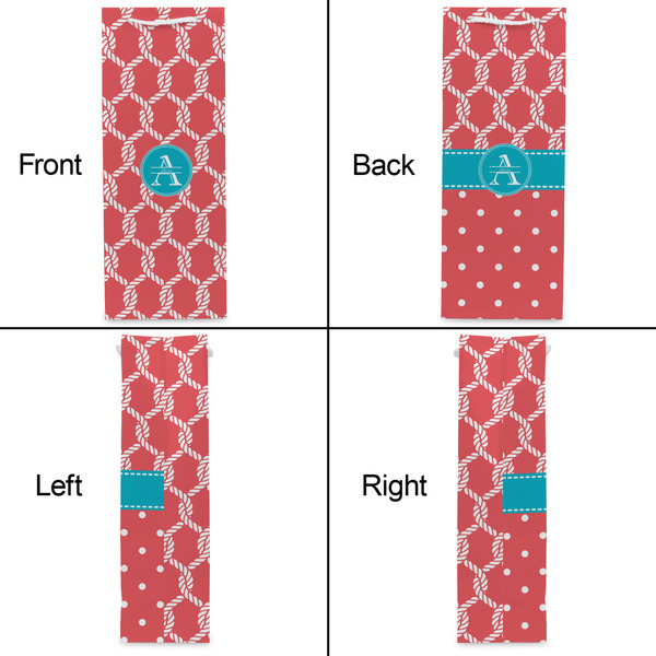 Linked Rope Wine Gift Bag - Gloss - Approval