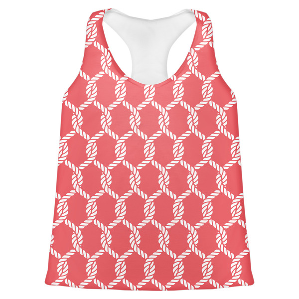 Custom Linked Rope Womens Racerback Tank Top - 2X Large