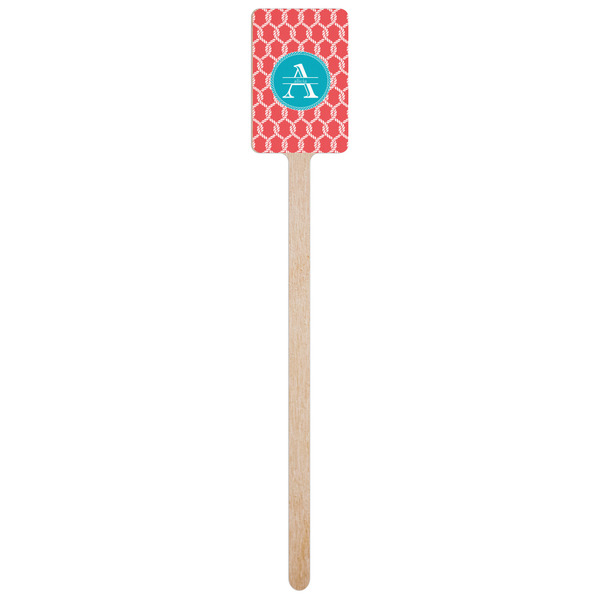 Linked Rope Wooden 6.25" Stir Stick - Rectangular - Single Stick