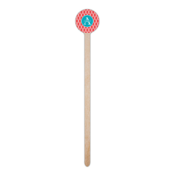 Linked Rope Wooden 6" Stir Stick - Round - Single Stick
