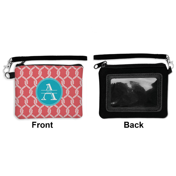 Linked Rope Wristlet ID Cases - Front & Back