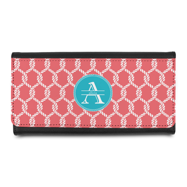 Custom Linked Rope Leatherette Ladies Wallet (Personalized)