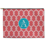 Linked Rope Zipper Pouch - Large - 12.5"x8.5" (Personalized)