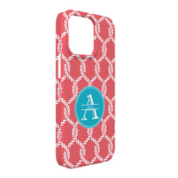 Linked Rope iPhone Case - Plastic - iPhone 13 Pro Max (Personalized)