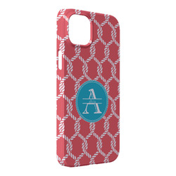 Linked Rope iPhone Case - Plastic - iPhone 14 Plus (Personalized)