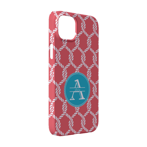 Custom Linked Rope iPhone Case - Plastic - iPhone 14 Pro (Personalized)