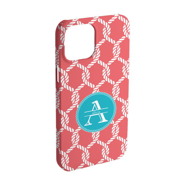 Custom Linked Rope iPhone Case - Plastic - iPhone 15 (Personalized)