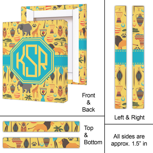 African Safari 11x14 - Canvas Print - Approval