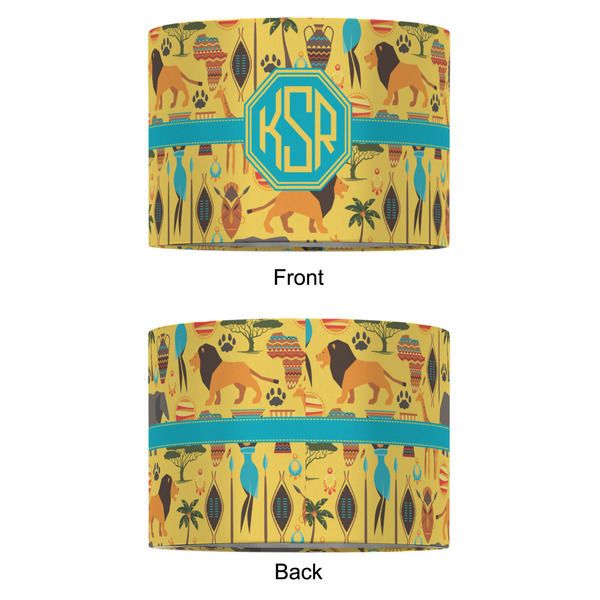 African Safari 12" Drum Lampshade - APPROVAL (Fabric)