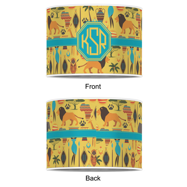 African Safari 12" Drum Lampshade - APPROVAL (Poly Film)