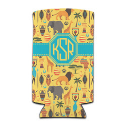 African Safari Can Cooler (tall 12 oz) (Personalized)