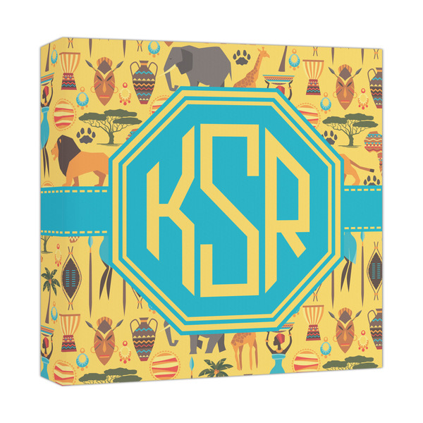 Custom African Safari Canvas Print - 12x12 (Personalized)