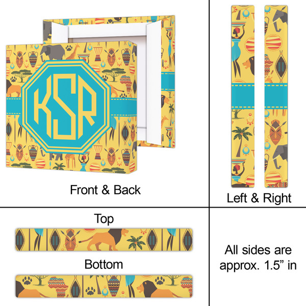 African Safari 12x12 - Canvas Print - Approval