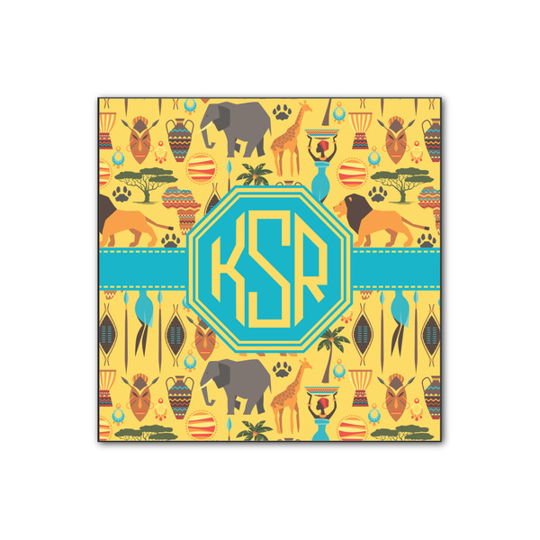 Custom African Safari Wood Print - 12x12 (Personalized)