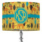 African Safari 16" Drum Lamp Shade - Fabric (Personalized)