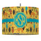 African Safari 16" Drum Lampshade - PENDANT (Fabric)