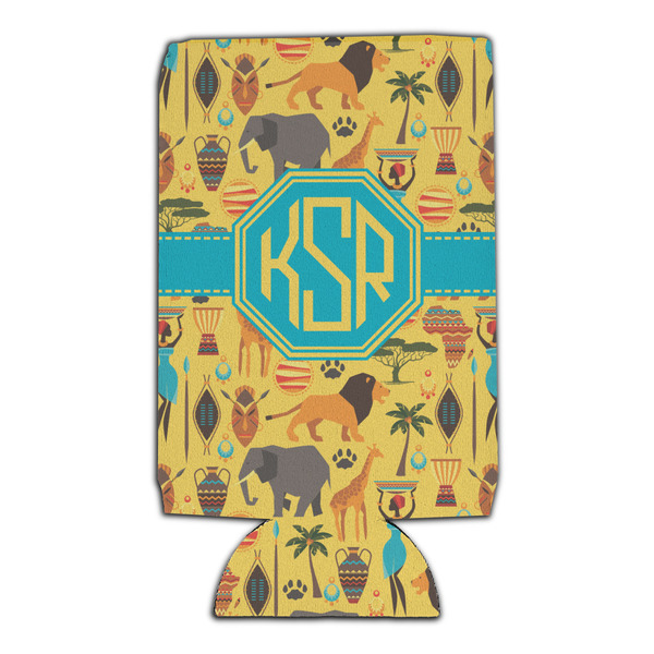 African Safari 16oz Can Sleeve - Set of 4 - FRONT