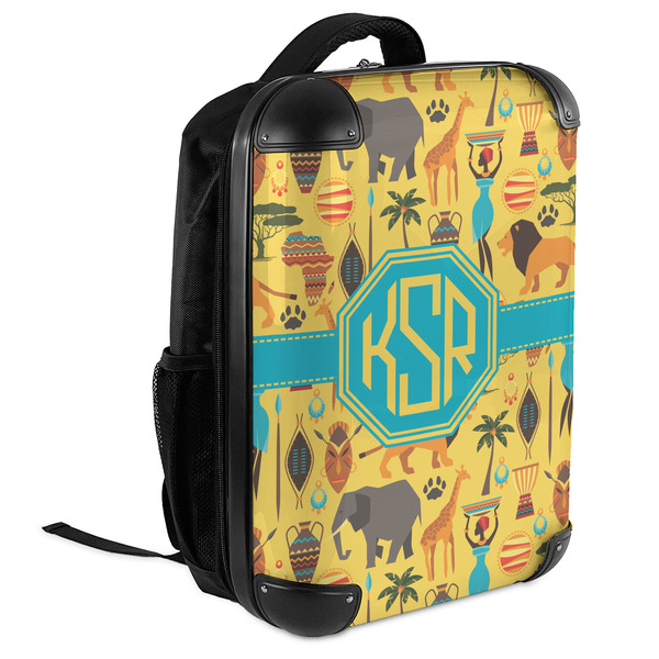 African Safari 18" Hard Shell Backpacks - ANGLED VIEW