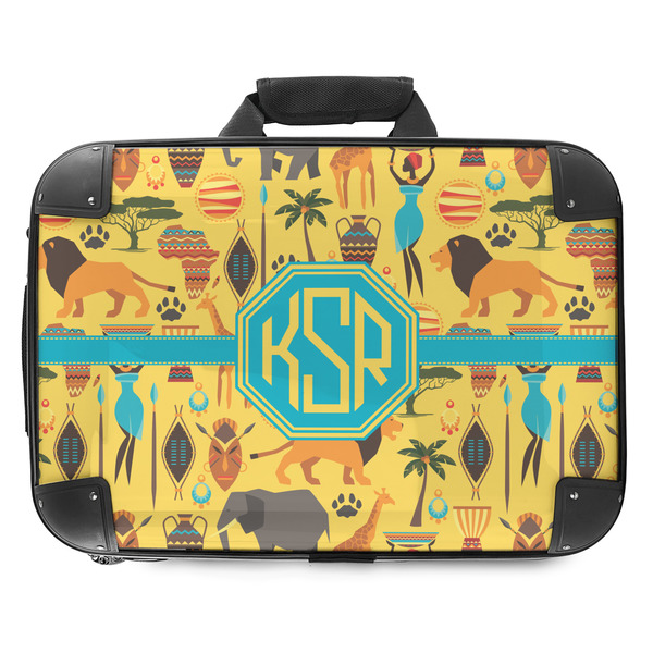 Custom African Safari Hard Shell Briefcase - 18" (Personalized)